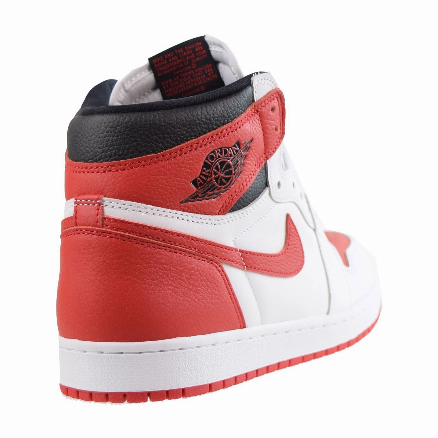 Jordan 1 Retro High Men's Shoes White-University Red-Black Asics Rocket Shoes