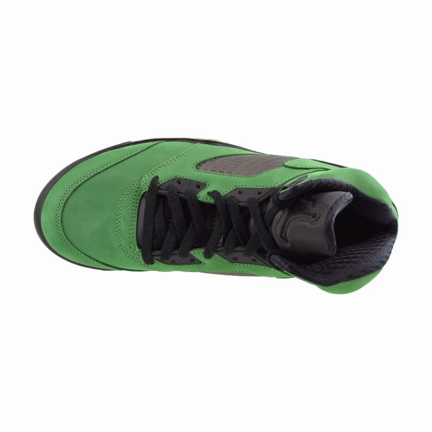 Jordan 5 Retro SE Oregon Men's Shoes Apple Green-Black-Yellow Casual Dress Shoes With Shorts