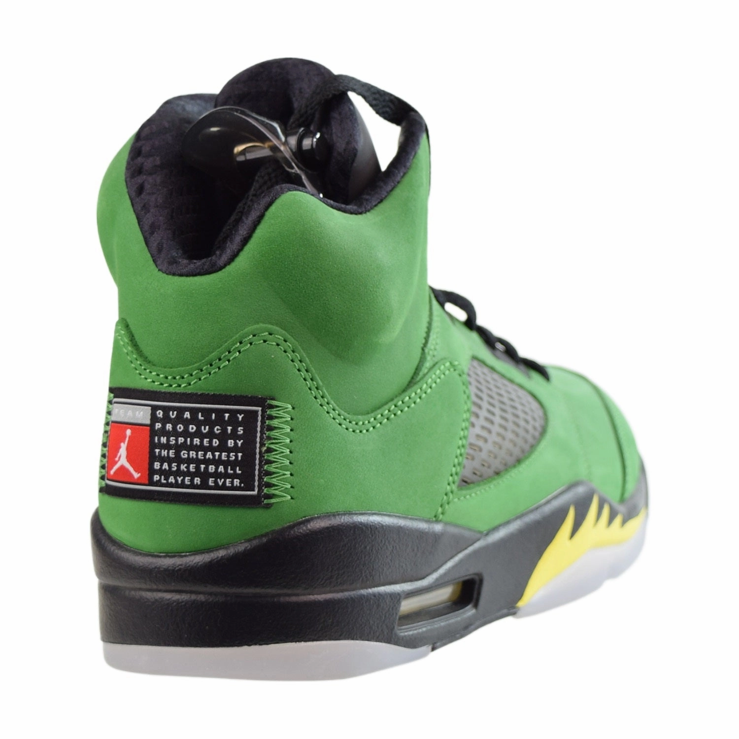 Jordan 5 Retro SE Oregon Men's Shoes Apple Green-Black-Yellow Casual Shoes Online Shop