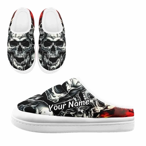 Cookies Slippers Bold Graphic Padded Slippers, Cozy Artistic House Shoes FN057-25023202