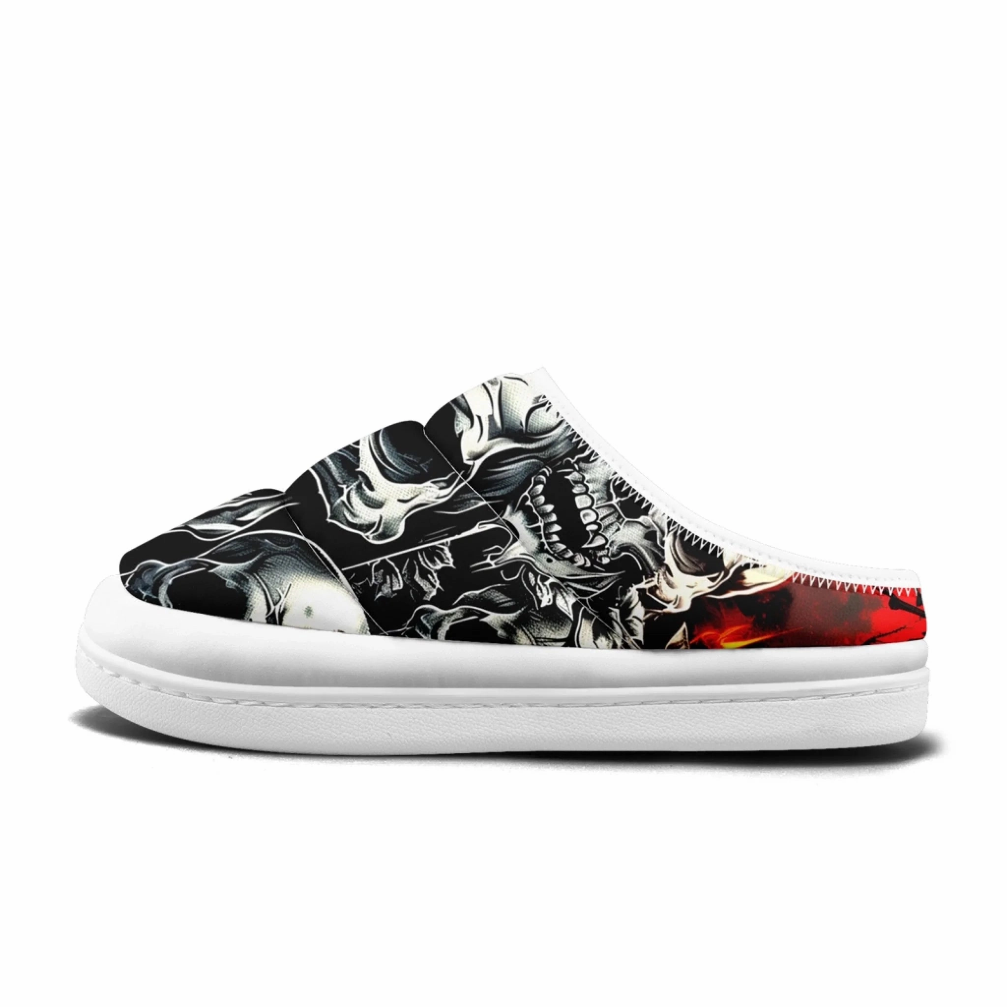 Bold Graphic Padded Slippers, Cozy Artistic House Shoes FN057-25023202 Miniso Bathroom Slippers