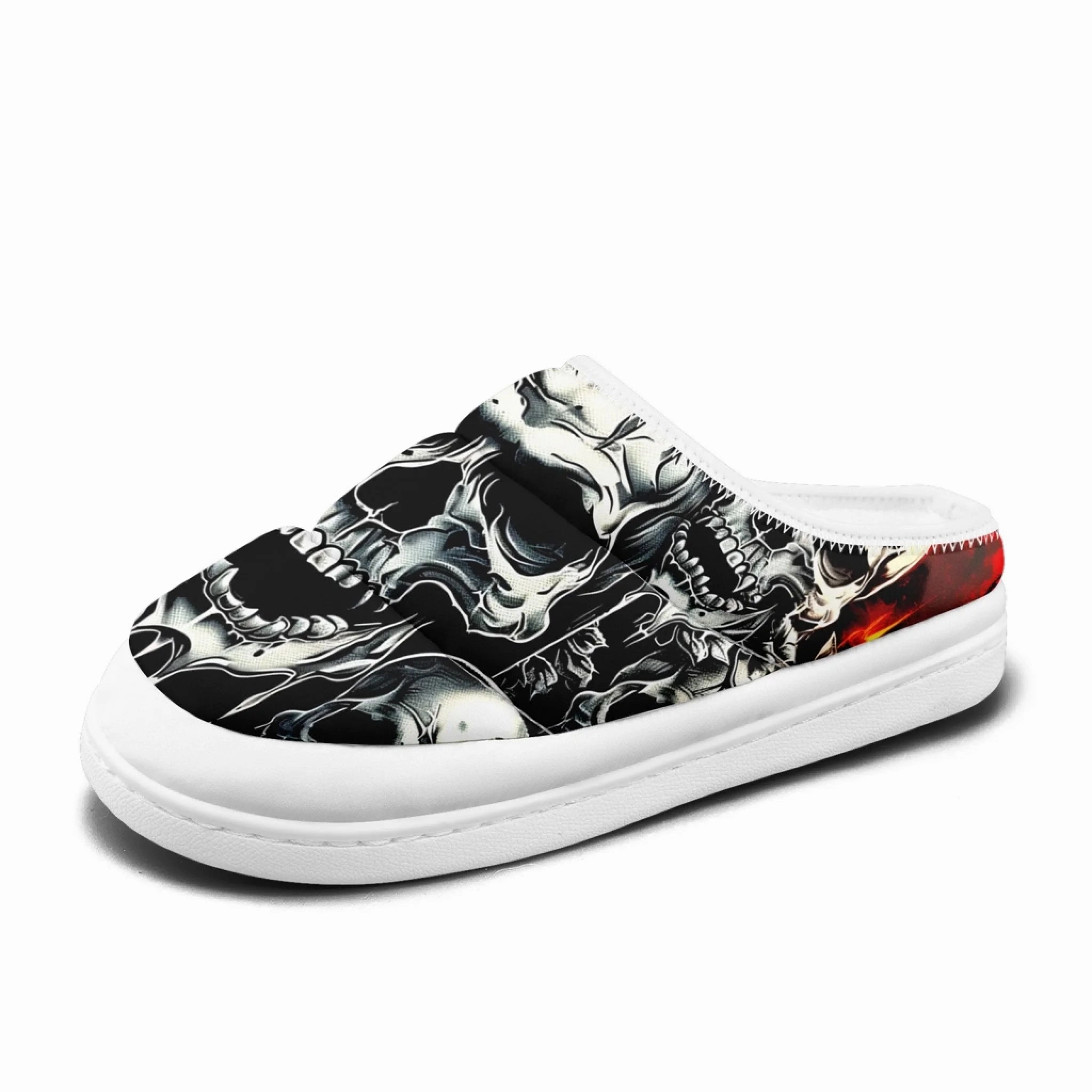 Uggs Slippers Dupes Bold Graphic Padded Slippers, Cozy Artistic House Shoes FN057-25023202