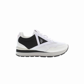 Sns Sneakers U.S. POLO ASSN. White Polyester Sneaker