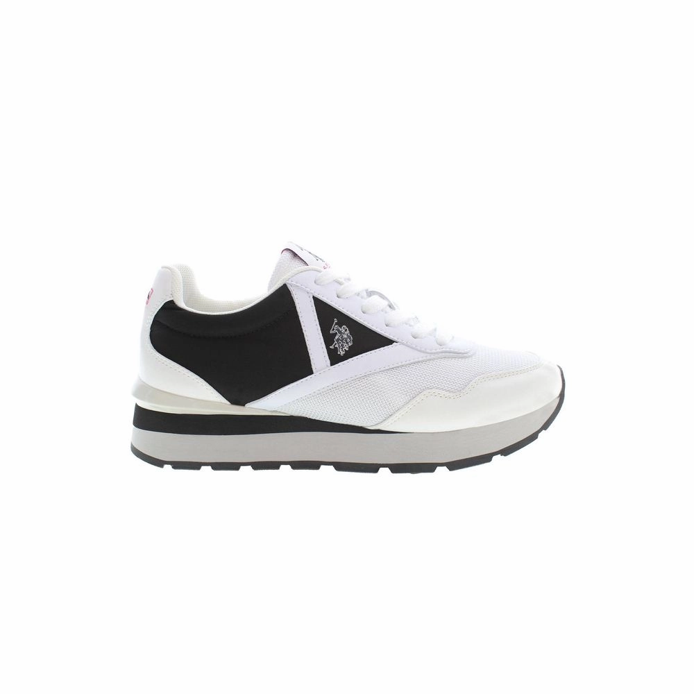 Sneakers Extra Wide U.S. POLO ASSN. White Polyester Sneaker