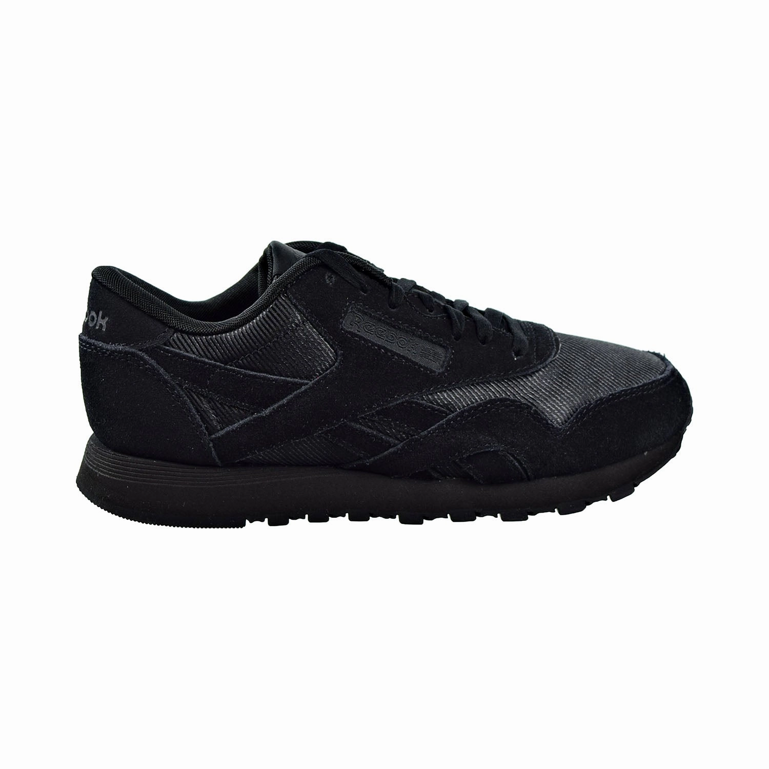 Thin Running Shoes Reebok Classic Nylon Women's Shoes Black