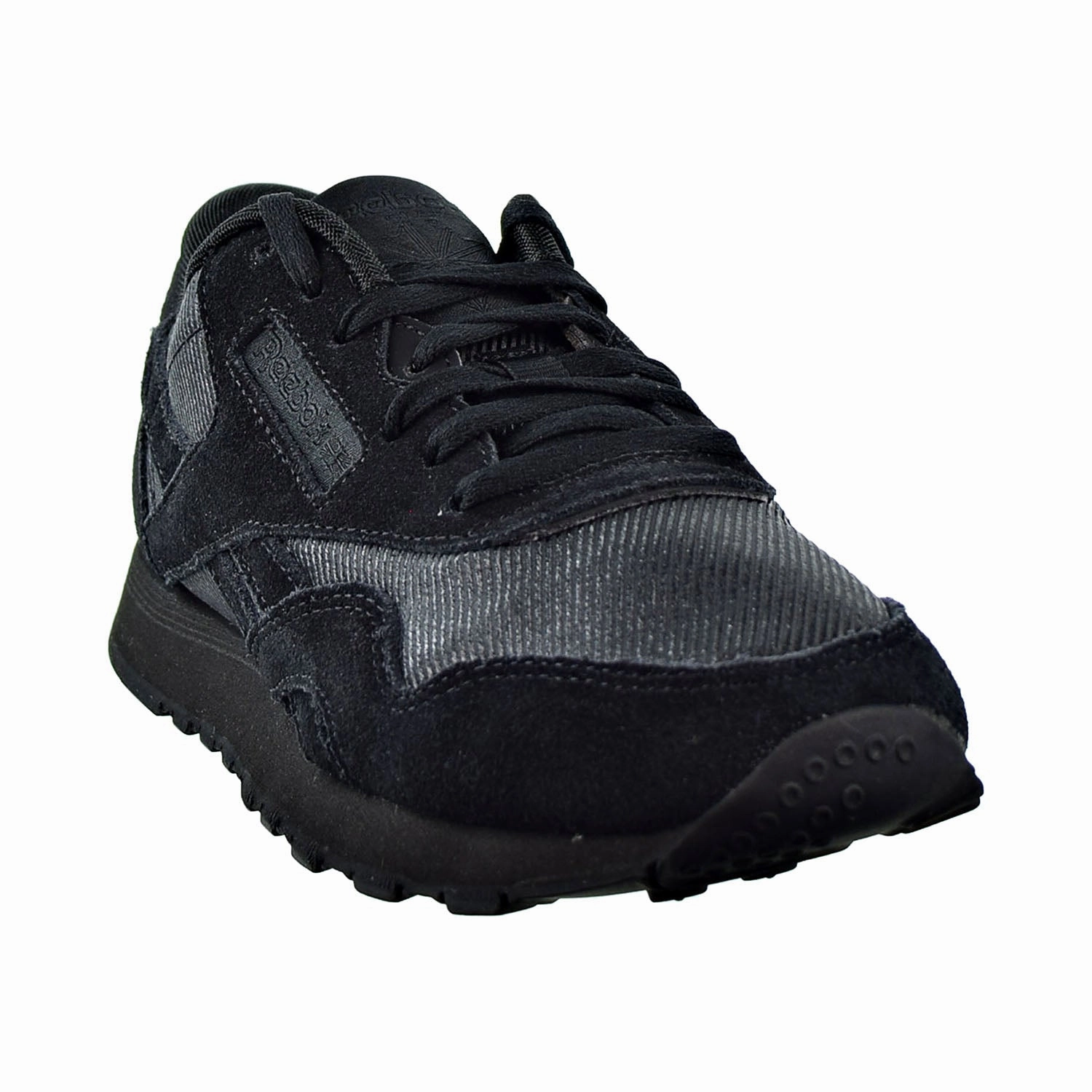 Running Shoes On Jeans Reebok Classic Nylon Women's Shoes Black