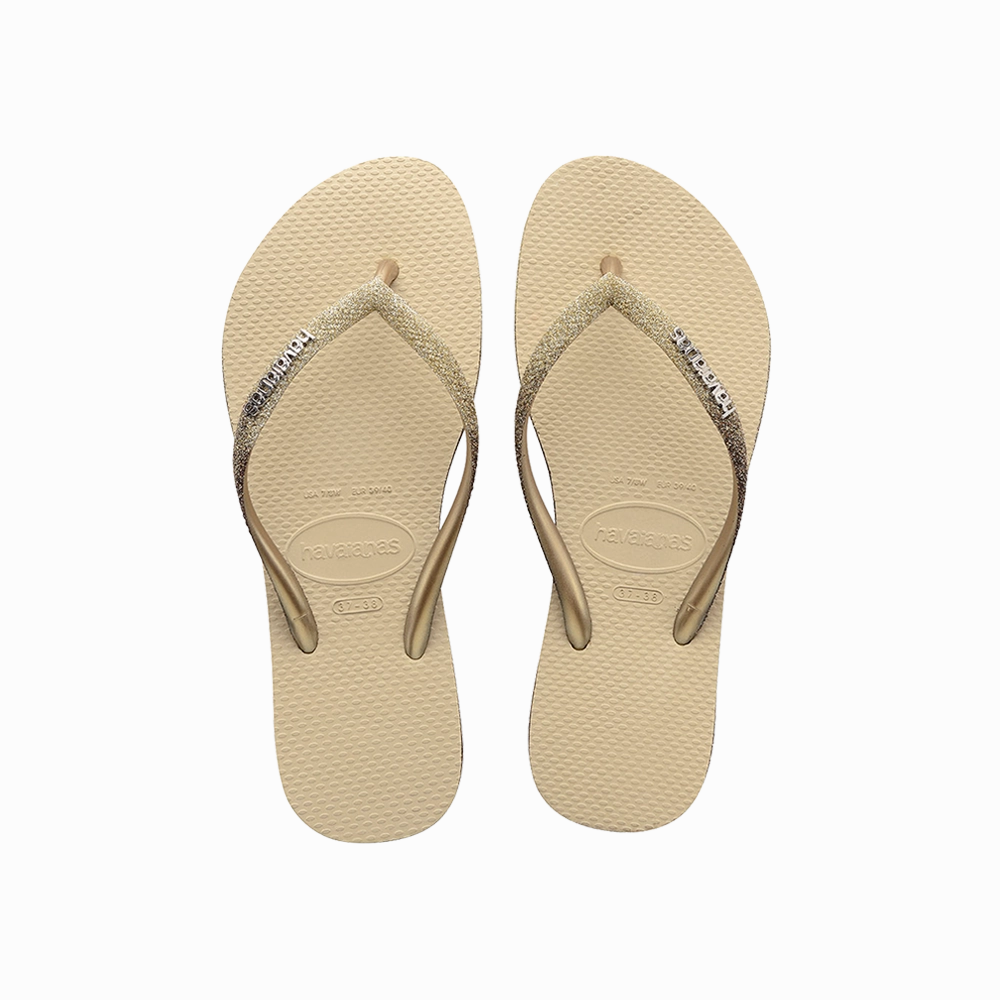 Slim Sparkle Me Flip Flops Short Strap Flip Flops