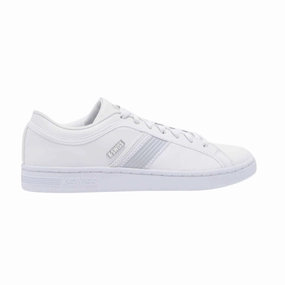 K-Swiss Classic Court Northam White / Silver 07139149 Men's Tennis Shoes Casual High Heels Shoes
