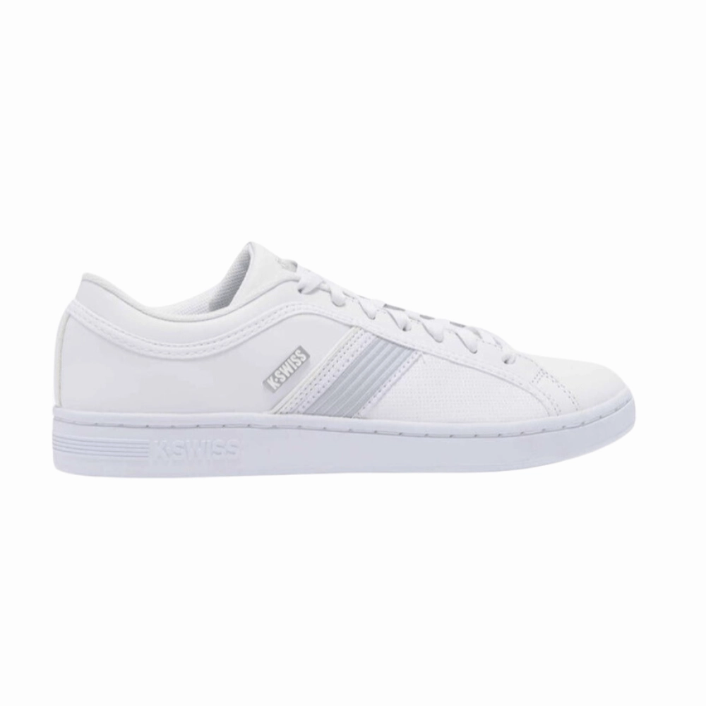 8053 Quad Hinge Platform Casual Shoes K-Swiss Classic Court Northam White / Silver 07139149 Men's Tennis Shoes