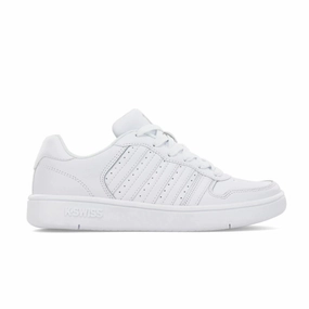 K-Swiss Men's Court Palisades Tennis Shoes White / Gray Sneaker Casual Shoes And Sneakers