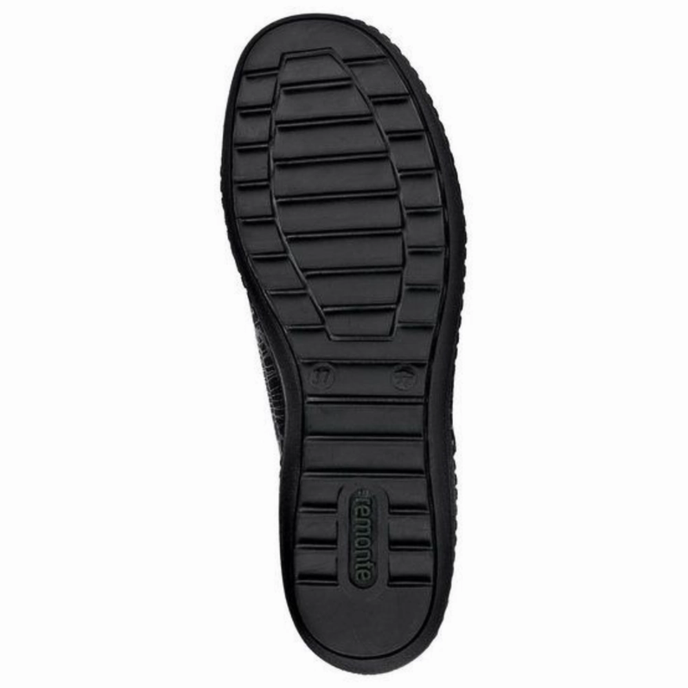 Air Max 1 Prm Topography Casual Shoes Remonte Liv 02 Black Leather Sneaker (Women's)