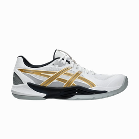 ASICS Powerbreak FF White Rich Gold Asics Shoes Leather
