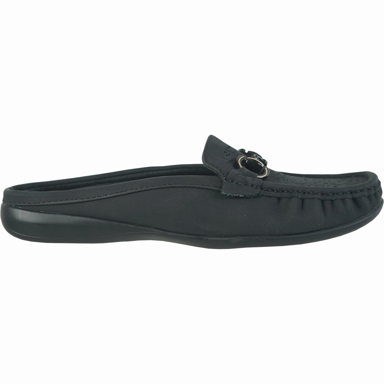 Earthies Shoes Flats KOZI Women Comfort Casual Shoe ML3251 Mule Flat Sandal Black