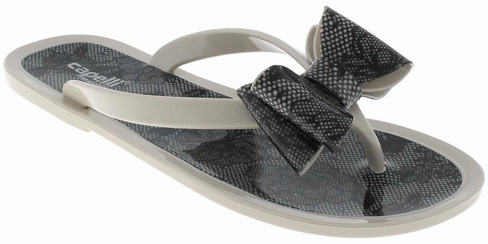 Kanye West Flip Flops Ladies Nude Floral Pom Opaque Jelly Flip Flops