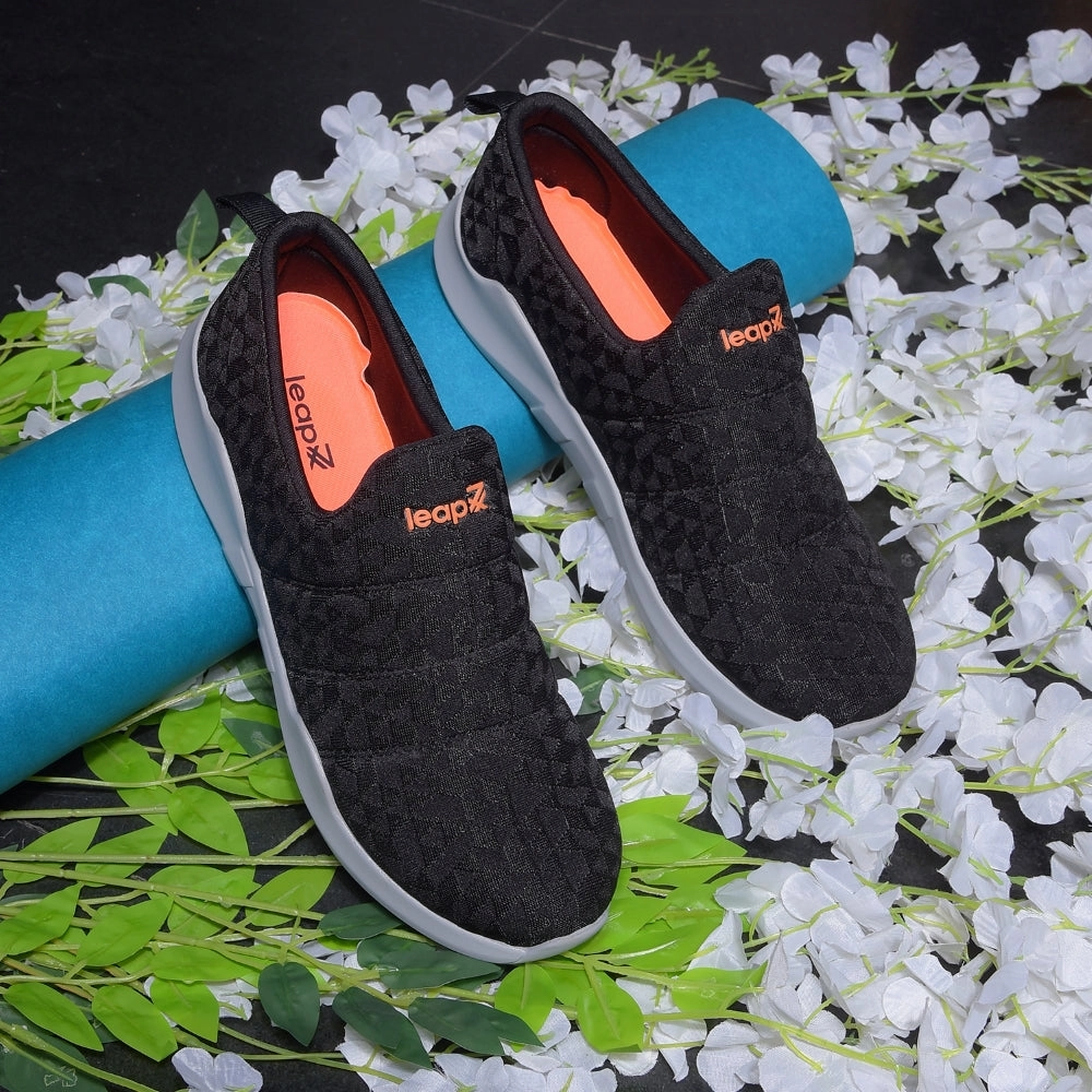 Del Rey Casual Shoe Leap7x Black Non Lacing Casual Shoes For Women AVILA-96 By Liberty