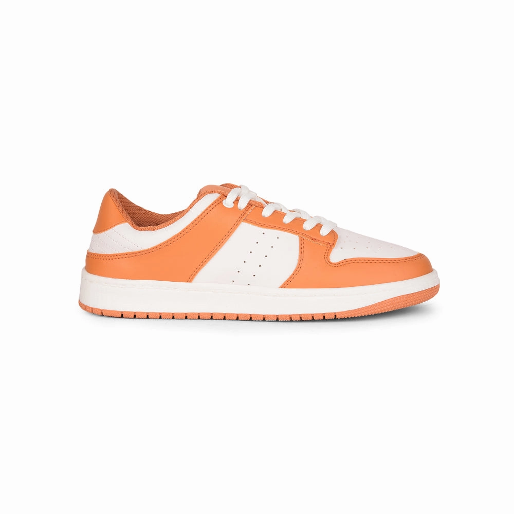 Leap7x Casual Orange Lacing Sneakers For Men SPORTSTAR By Liberty Casual Shoes Types