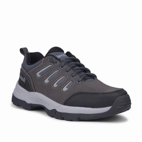 Sparx Shoes Casual Leap7x Dark Grey Lacing Sports Trekking Shoes For Men COLUMBO-1E By Liberty