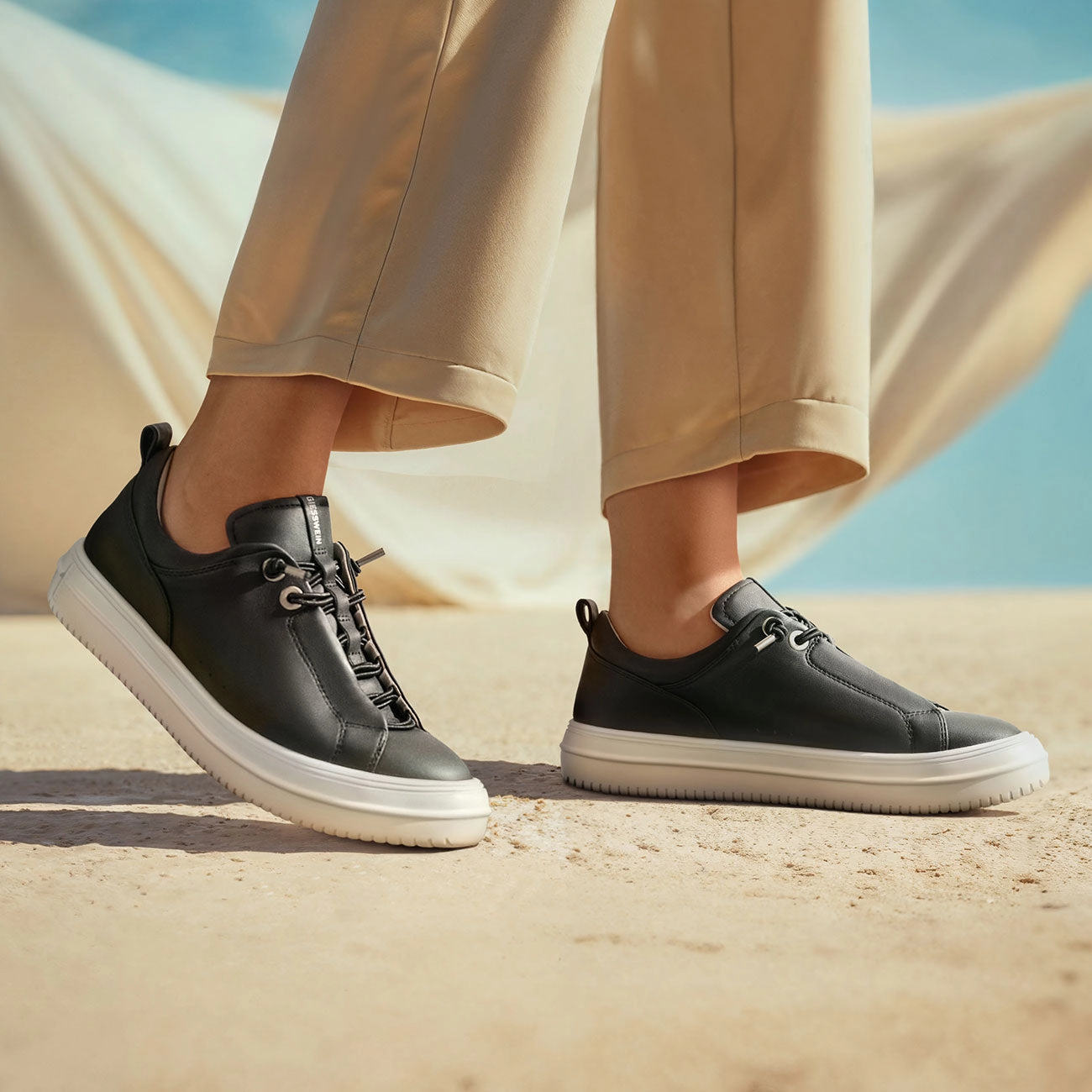 Leather Lux Women Sneakers Coolway