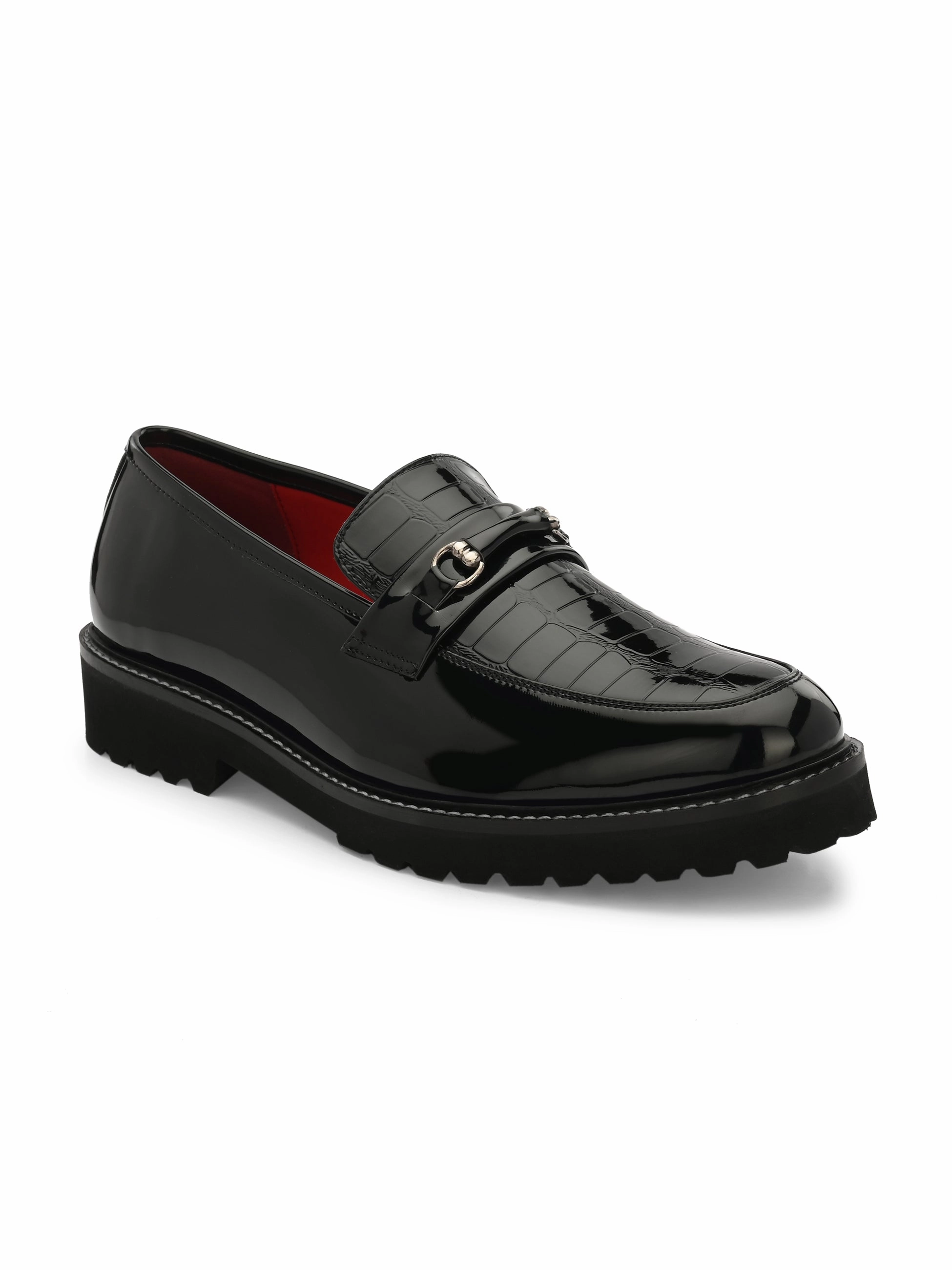 Lisboa Black Chunky Loafers Destin Loafers