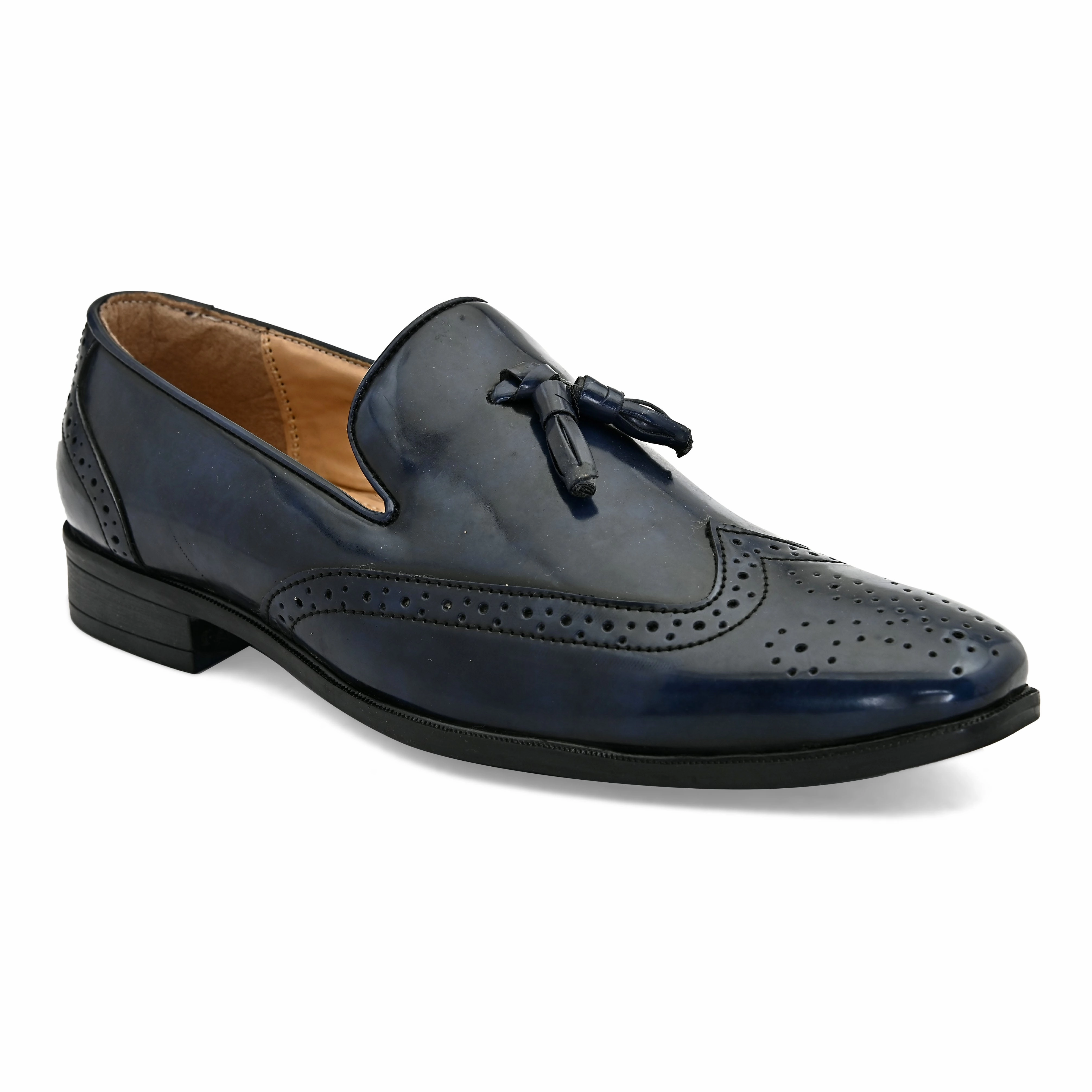 Legacy Blue Tassel Loafers Best Loafers For Bunions
