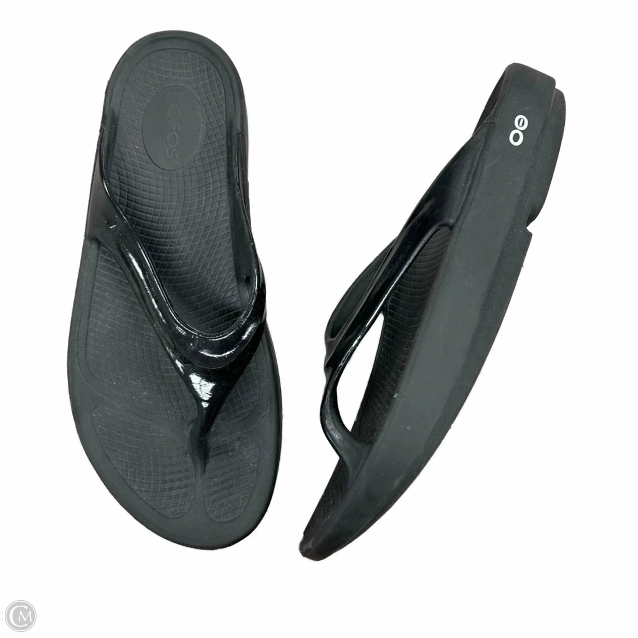 Ozark Trail Flip Flops Sandals Flip Flops By Oofos In Black, Size: 9.5