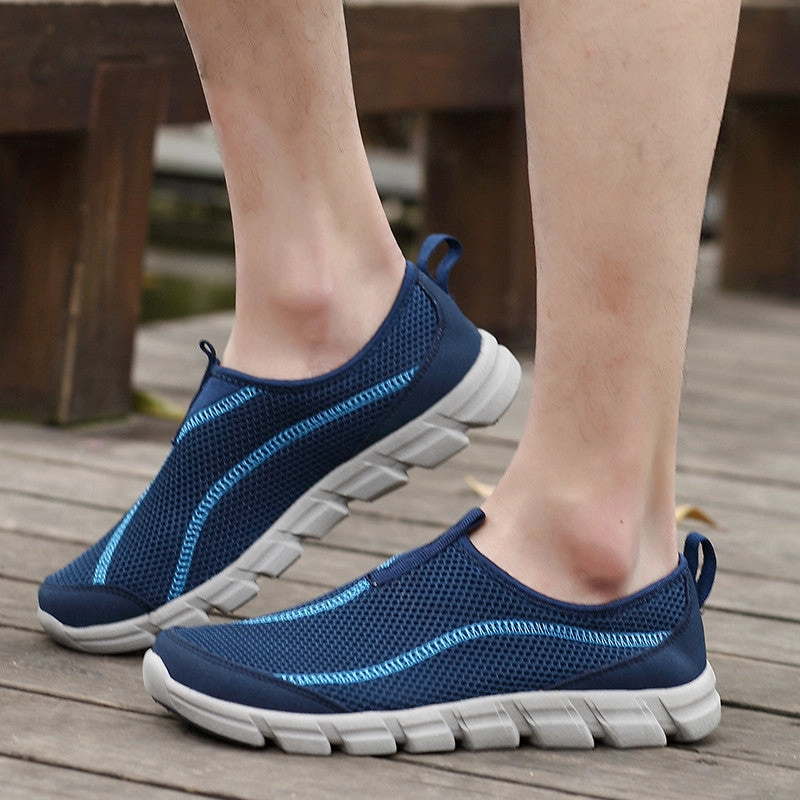 LEMAI 2016 New Cool Athletic Men Sneakers Summer Breathable Mesh Sport Shoes For Men Outdoor Super Light Running Shoes FB013 Running Shoes With Low Heel Drop