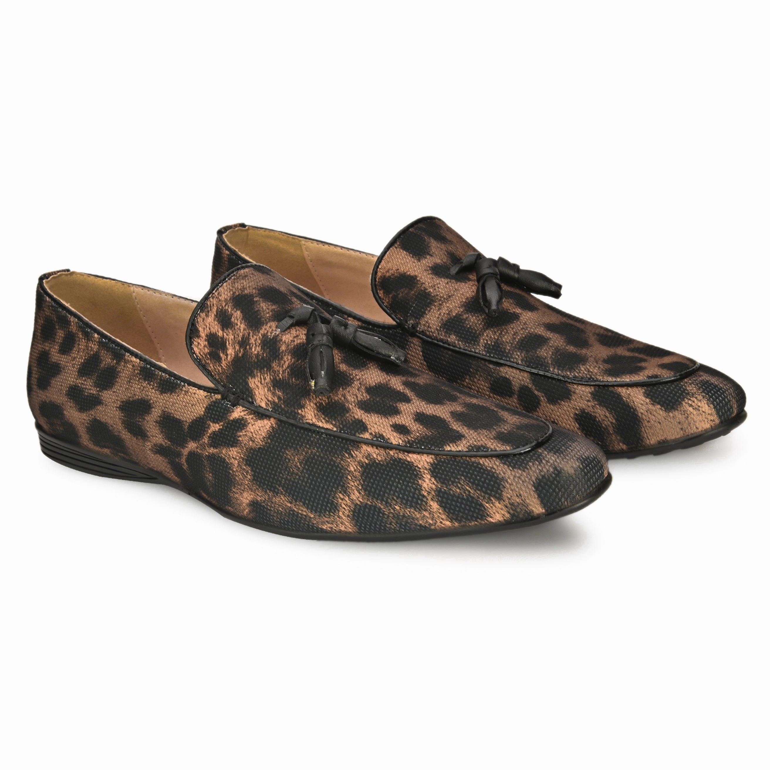 Leopart Print Tassel Loafers Loafers New York