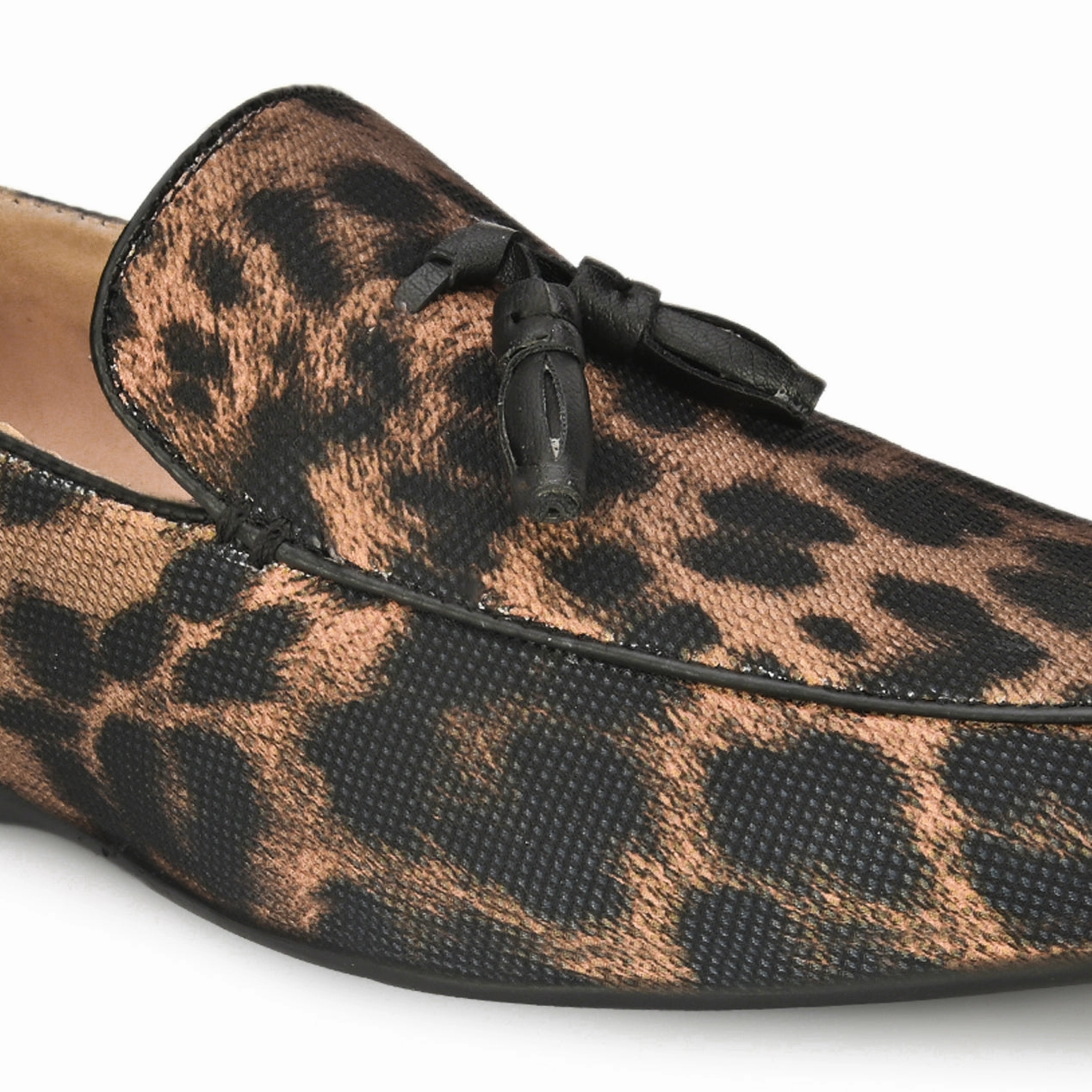 Leopart Print Tassel Loafers Loafers Weejuns