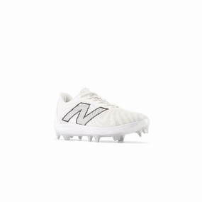 New Balance Running Trainers Reviews New Balance Men's FuelCell 4040 V7 Molded Baseball Cleats - Optic White / Raincloud - PL4040W7
