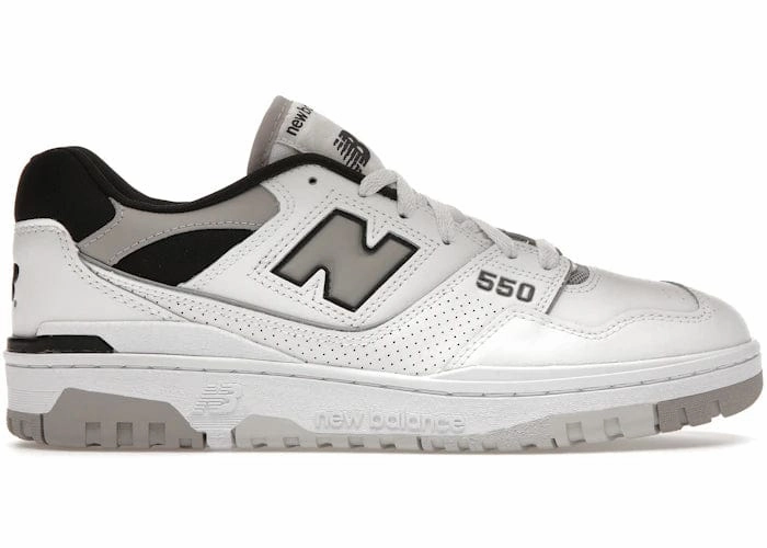 New Balance 550 White Concrete Black New Balance 9060 Red Grey