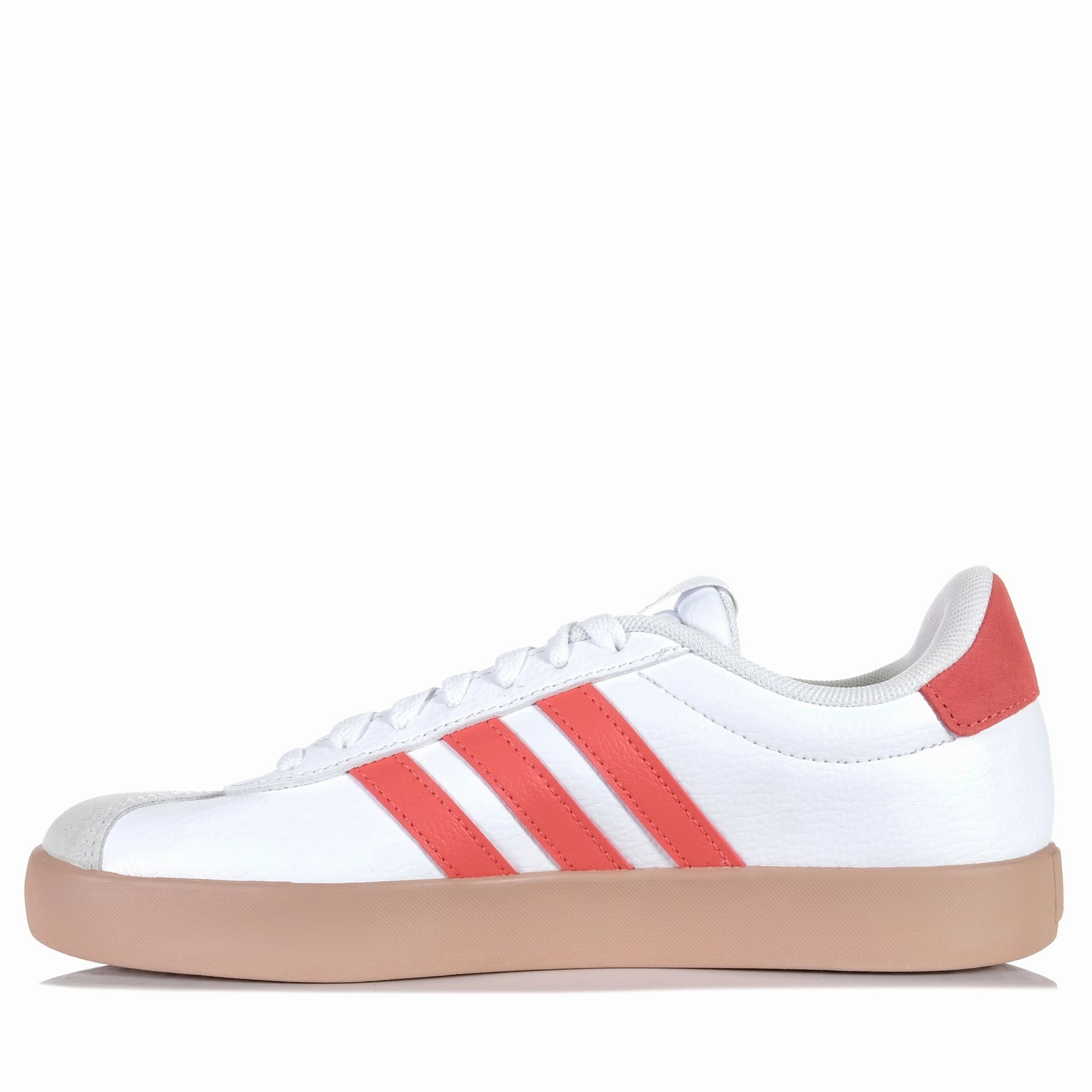 Adidas Barricade 13 Tennis Shoes Adidas VL Court 3.0 Womens White/Preloved Scarlet