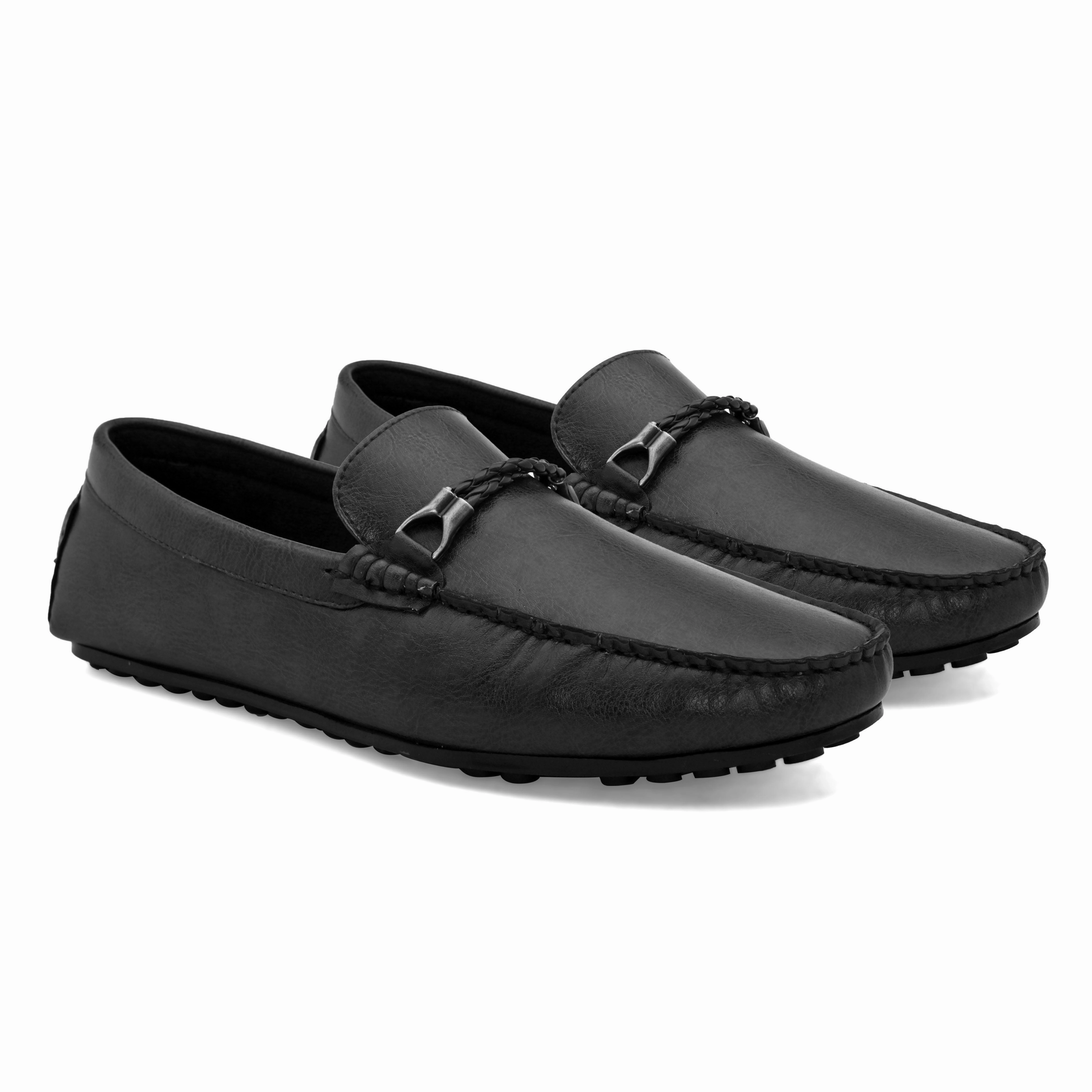 Loop Black Driving Loafers Penny Loafers Business Casual