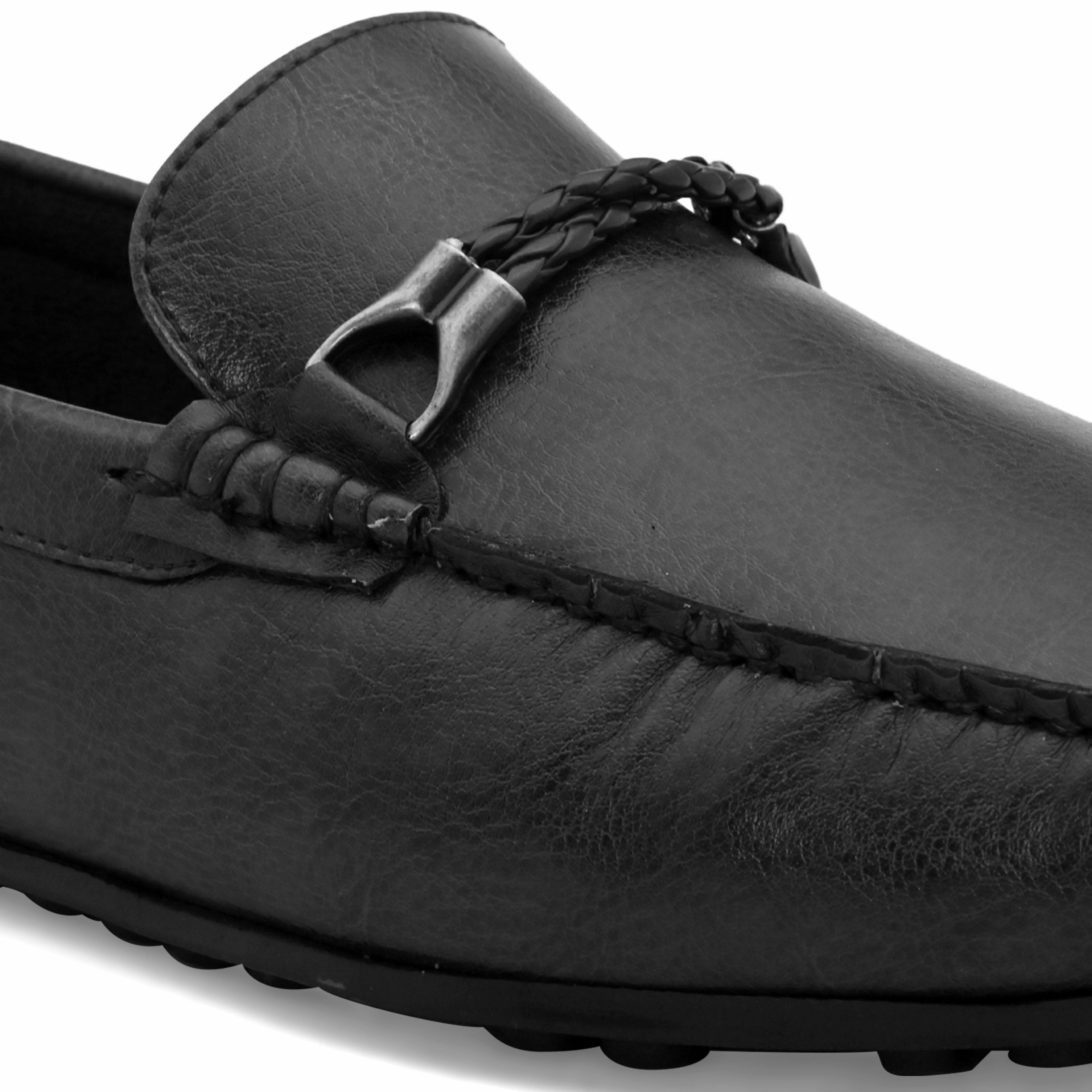 Light In Loafers Loop Black Driving Loafers