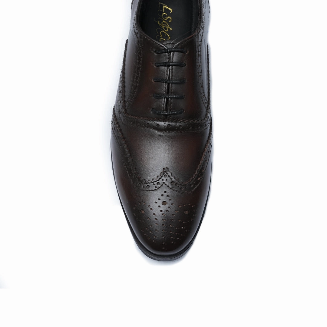 LS Pure Leather Handmade Classic Shoes LS-105 Flat Booties Shoes