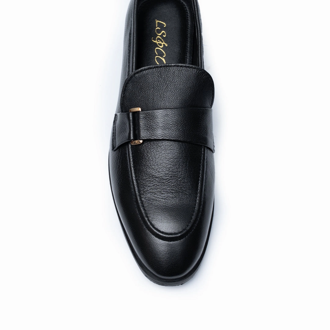 LS Pure Leather Handmade Monarch Shoes LS-516 Peach Flat Shoes