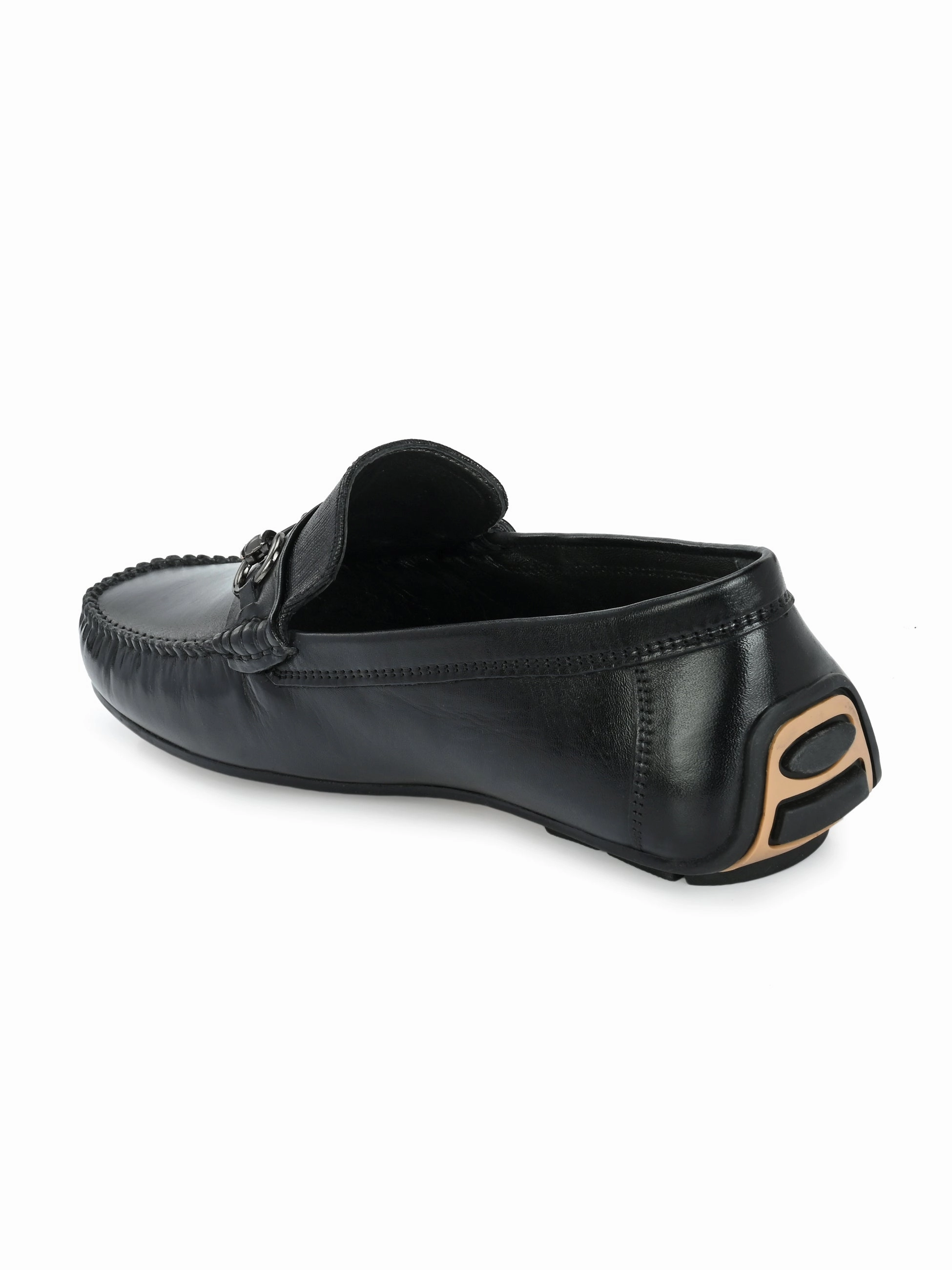 Luciano Black Driving Loafers Loafers With Baggy Jeans