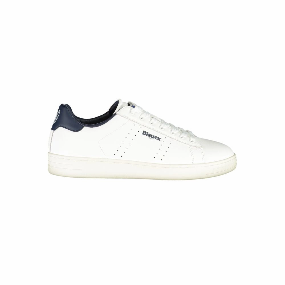 Slip On Jordan Sneakers Blauer White Leather Men Sneaker