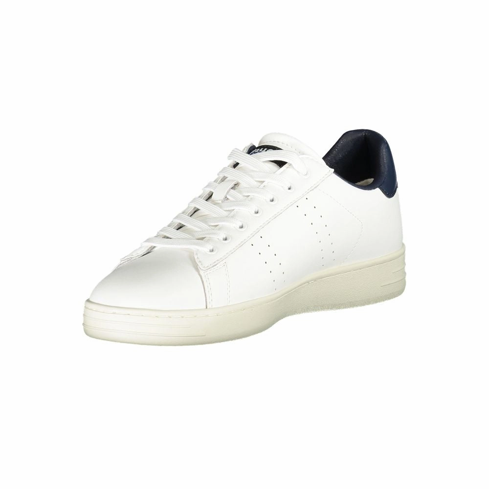 Low Profile Sneakers Blauer White Leather Men Sneaker