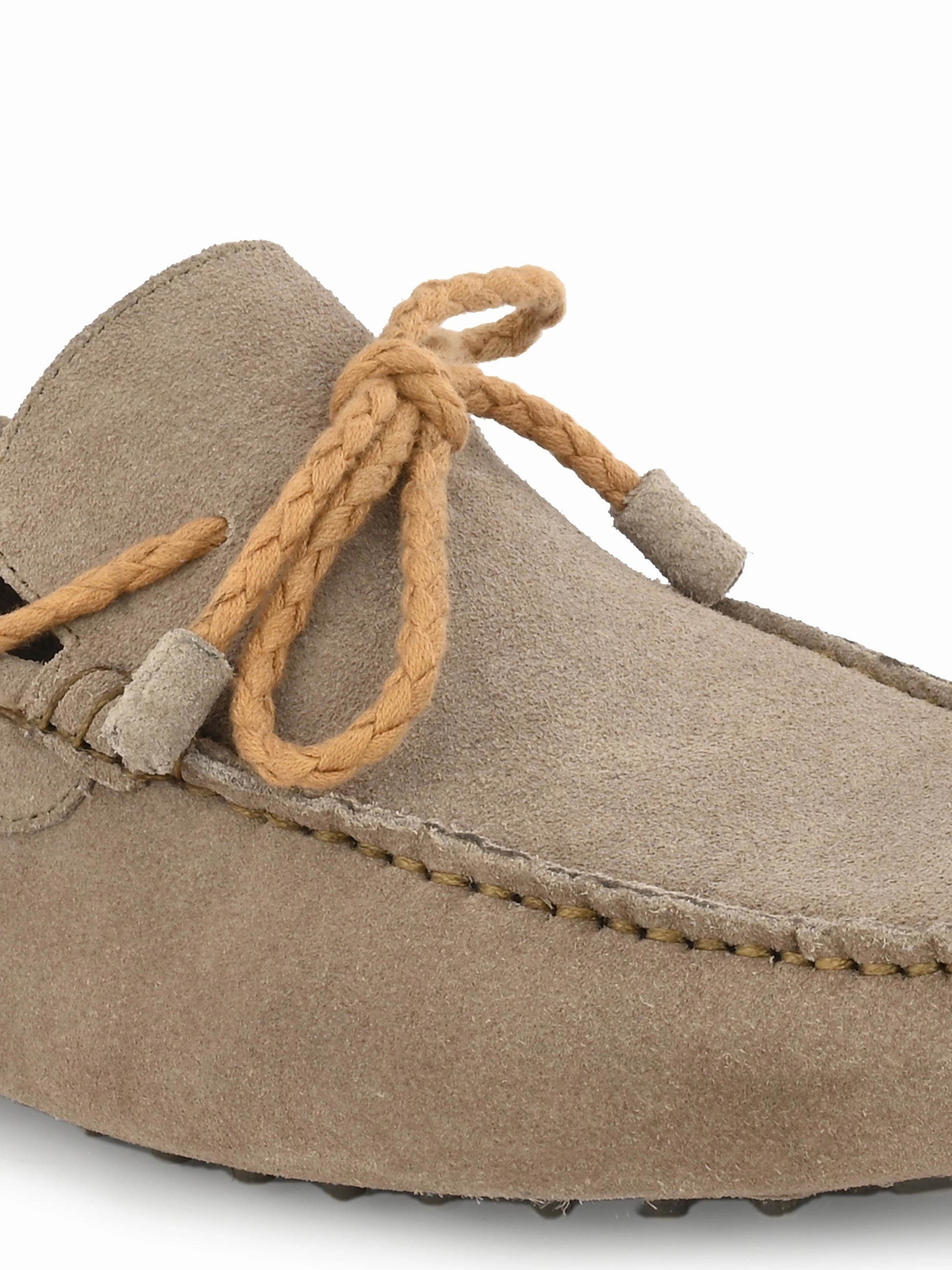 Slate Beige Driving Loafers Loafers With Strap