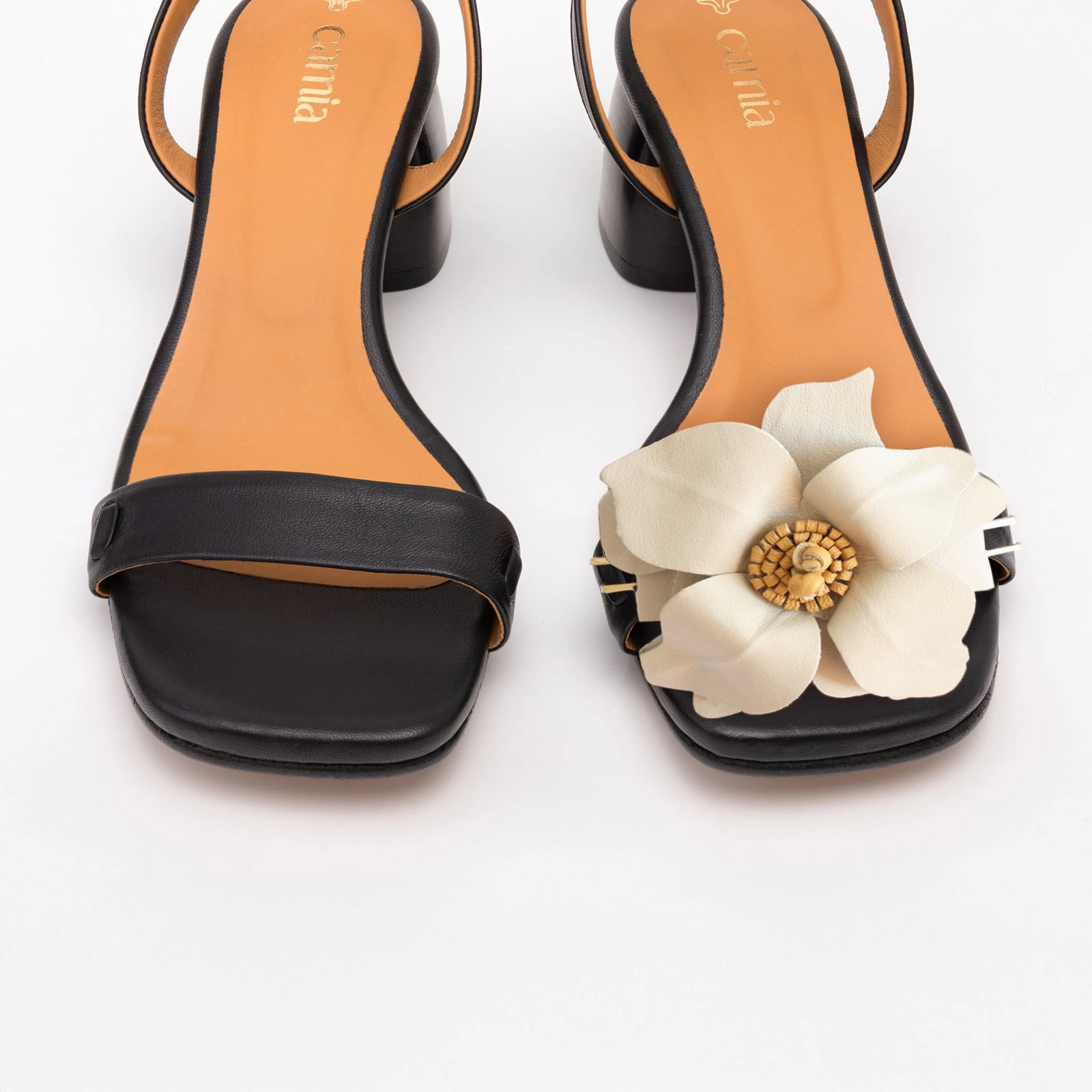 Black Heeled Swap Sandal Insoles For Sandals