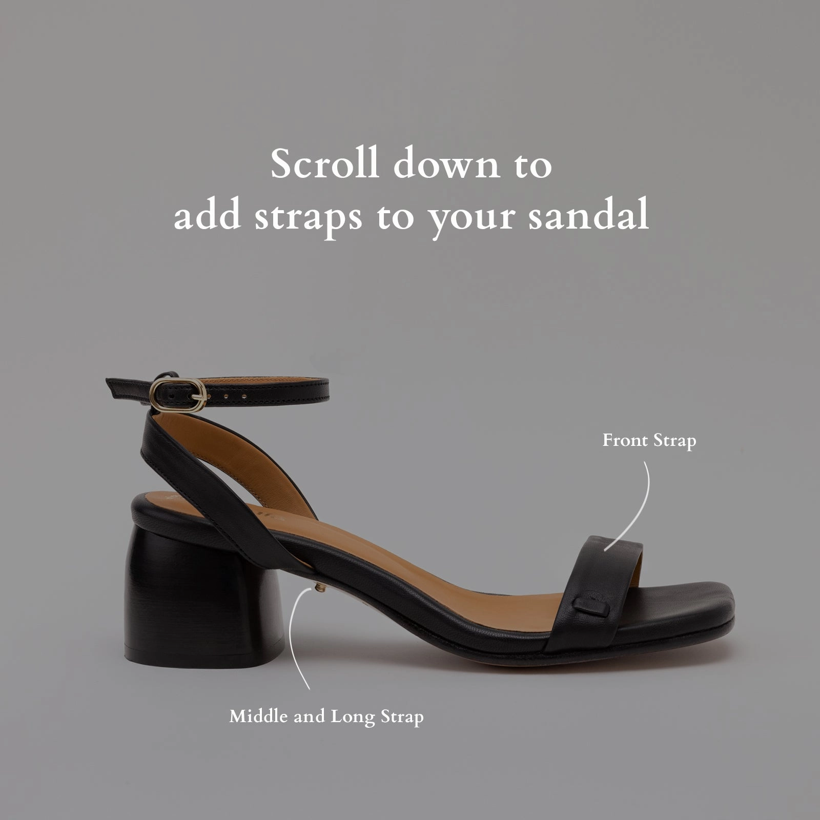 Black Heeled Swap Sandal Sandals Jamaica Negril