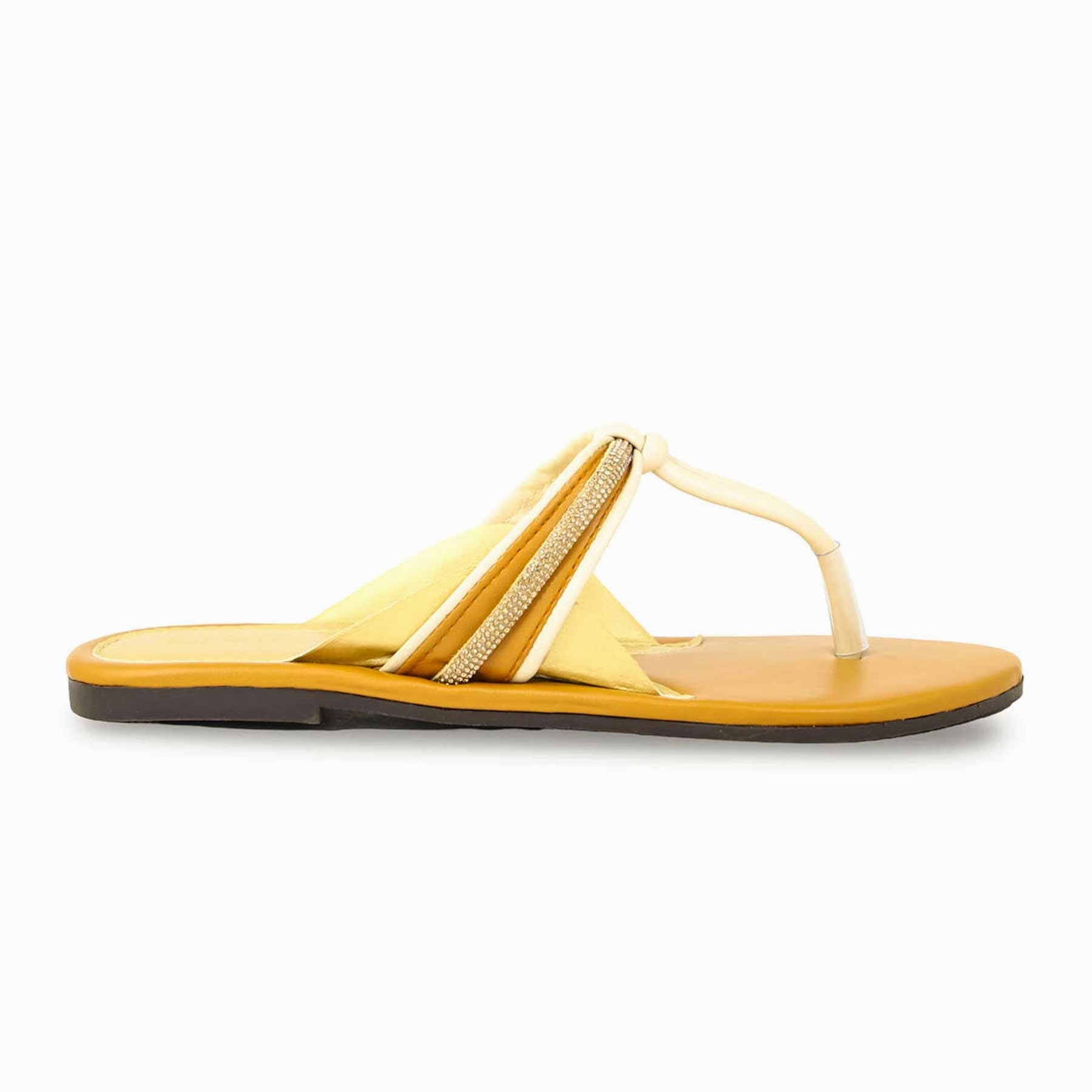 Tennis Casual Shoes Mustard Casual Chappal CL1897