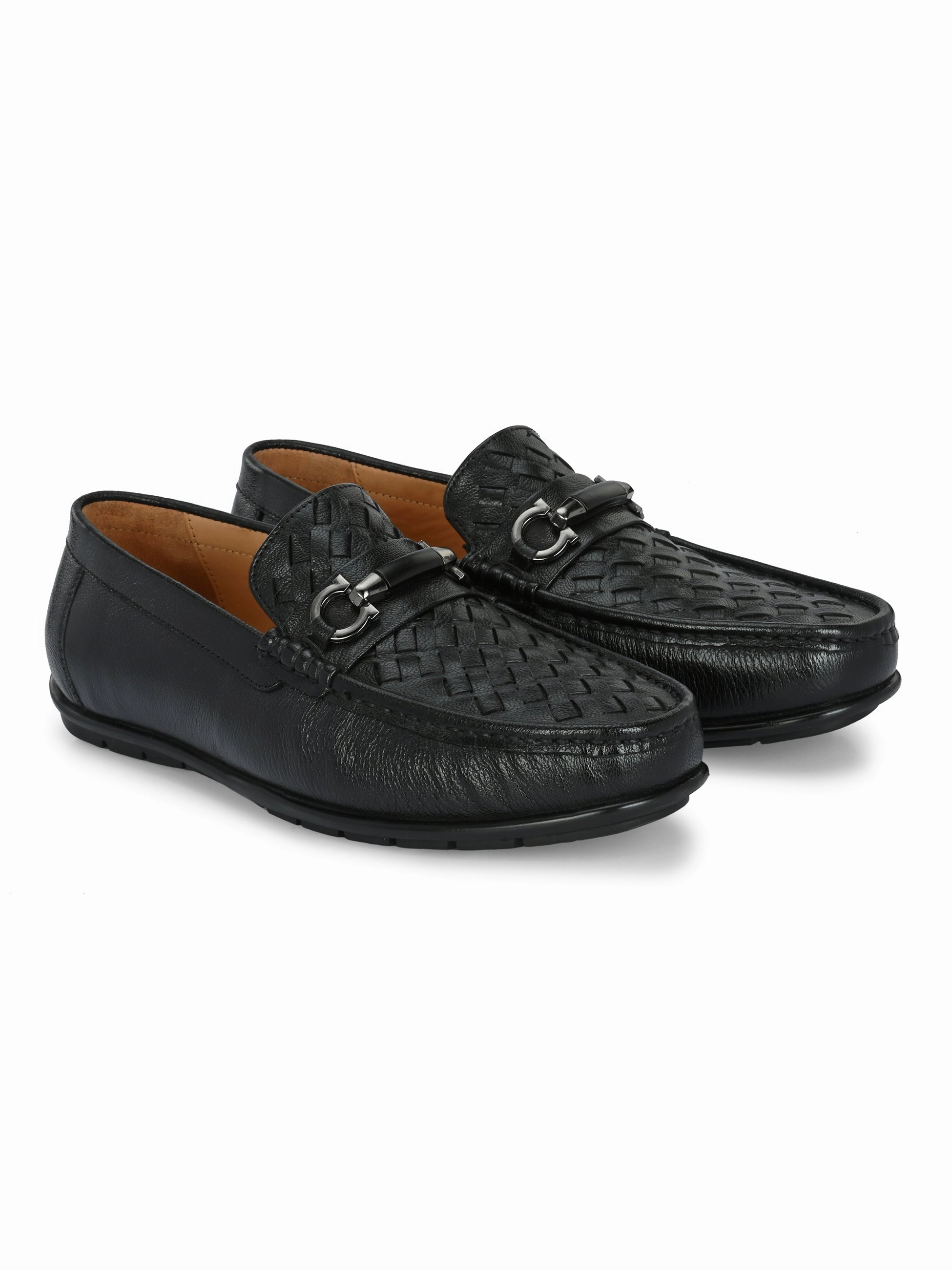 Magnus Black Driving Loafers Classy Loafers