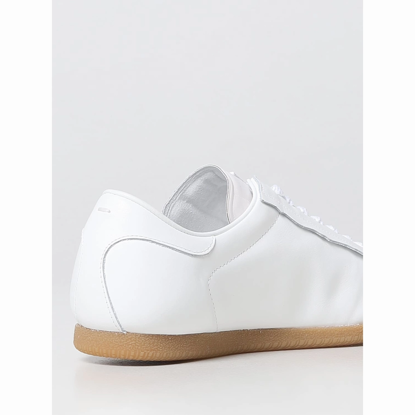 Maison Margiela Low Featherlight Leather And Suede Sneakers Jason Tatum Sneakers