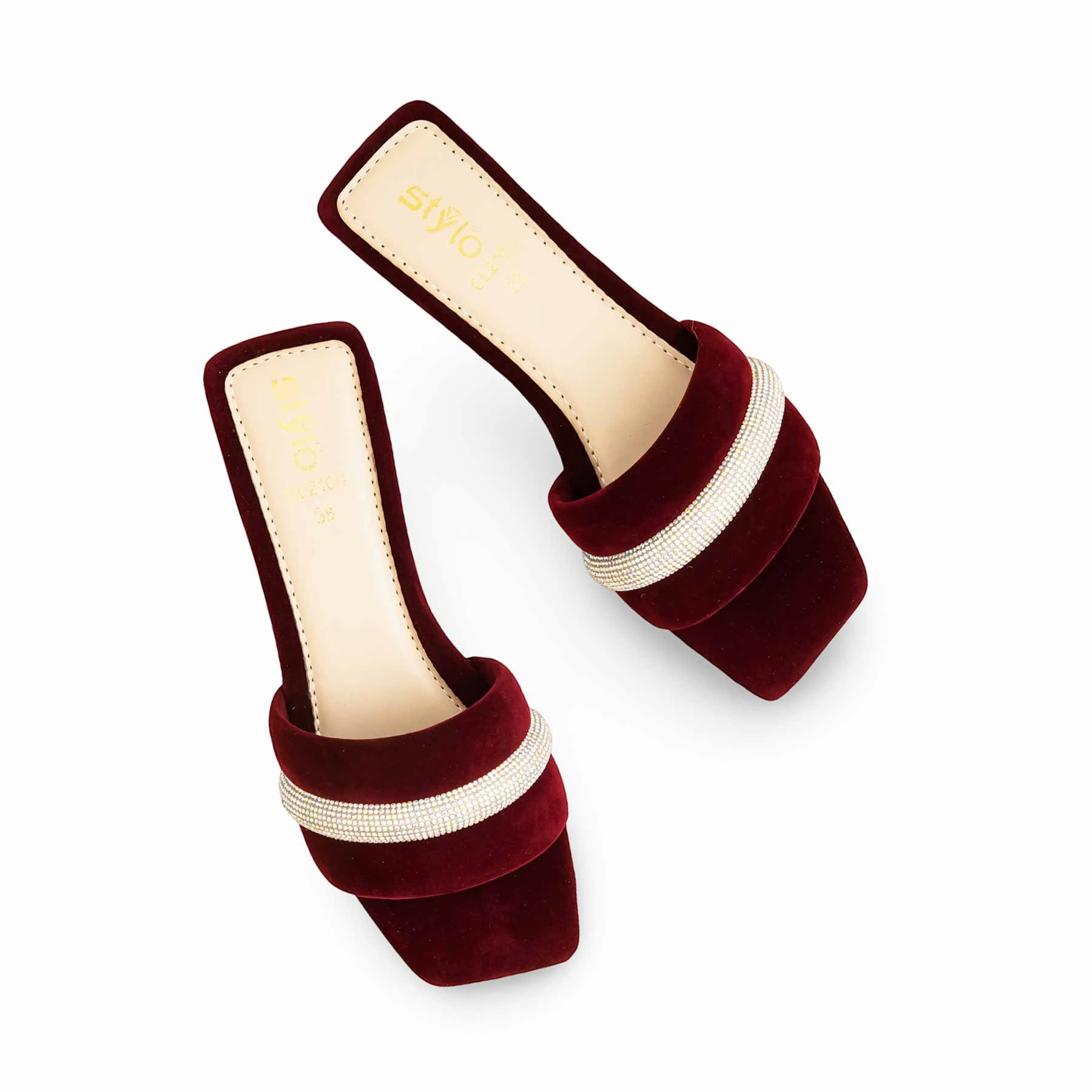 Maroon Casual Slipper For Ladies CL2100 Ballet Style Slippers