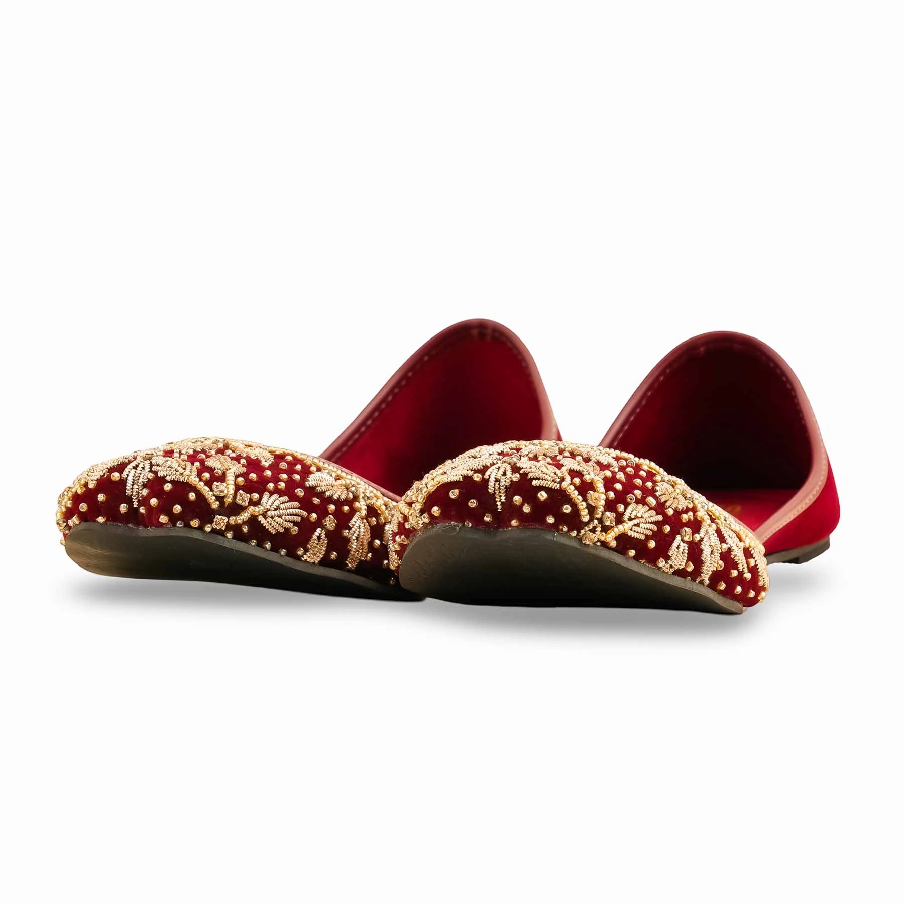 Minimalist Shoes For Flat Feet Maroon Fancy Khusa EC8565