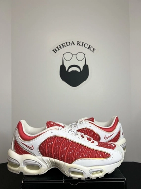 Volleyball Asics Shoes Women Nike Air Max Tailwind 4 Supreme University Red AT3854-100 Mens Size 11.5