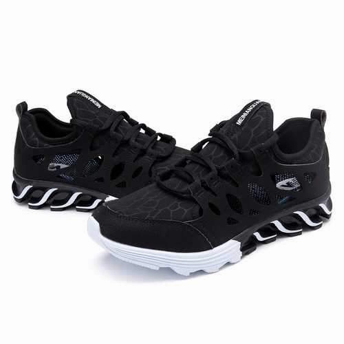 Men Breathable Hollow Outs Athletic Shoes Casual Sports Shoe English Casual Shoes