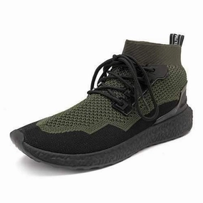 Men Breathable Mesh High Top Sneakers Casual Sports Shoes Vegan Business Shoes