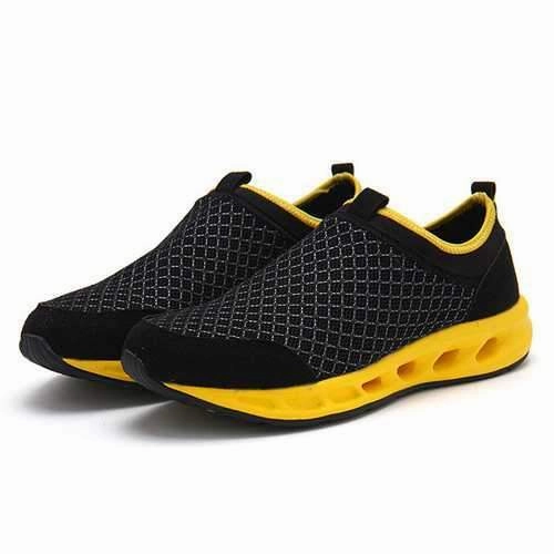 Casual Shoes Runners Men Casual Outdoor Breathable Mesh Sport Shoes Soft Sole Walking Athletic Shoes